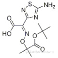 1,2,4-θειαδιαζολο-3-οξικό οξύ, 5-αμινο-α - [[2- (1,1- διμεθυλαιθοξυ) -1,1- διμεθυλο- 2- οξοαιθοξυ] ιμινο] - CAS 76028-96-1